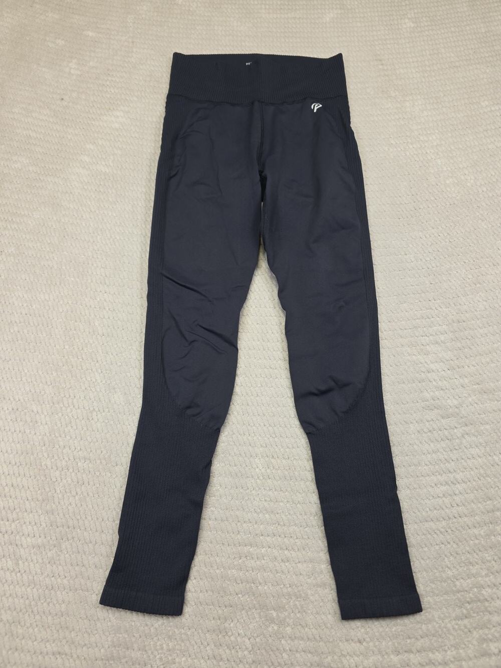 Peloton Leggings Womens Medium Large Ribbed High Rise Compression